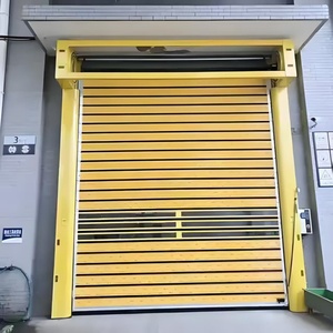 Porte spirale industrielle en acier à haute vitesse, panneau rigide, porte à enroulement moderne pour atelier avec <span class=keywords><strong>ouverture</strong></span> rapide - Product Image 3