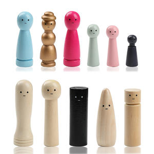 Figuritas decorativas <span class=keywords><strong>de</strong></span> 11 piezas con <span class=keywords><strong>bolsa</strong></span> <span class=keywords><strong>de</strong></span> almacenamiento <span class=keywords><strong>de</strong></span> terciopelo, acabado natural y metálico <span class=keywords><strong>de</strong></span> colores mezclados, personajes familiares artesanales - Product Image 4