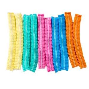 Mũ Kẹp Y Tế Mũ Trùm Đầu Dùng Một Lần Co Giãn Đơn - Product Image 3