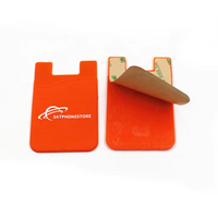 Étui de téléphone en TPU personnalisé 2026 avec porte-cartes arrière, pochette adhésive pour cartes d'identité et de crédit, design portable