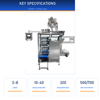 Machine de remplissage intelligente entièrement automatique certifiée CE, 4 à 6 voies, pour liquides, sauces, huiles piquantes et assaisonnements en bouteilles et sachets