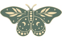 Barrette à cheveux Phases de Lune, Pince à cheveux Étoile Céleste, Épingle à cheveux Gothique Sorcière Pagan Nordique Cottagecore Vintage