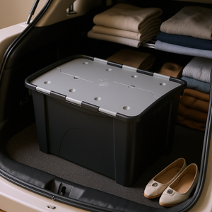 TTAKE Multipurpose Storage Container With Lid For Trunks And Wardrobes 120L Capacity - Product Image 3