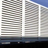 Lamelle en aluminium pour la ventilation et la transmission de la lumière des entrepôts