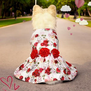 San valentino vestiti per cani vestiti estivi per cani eco-friendly poliestere graziose gonne per cani all'ingrosso Costume Festival - Product Image 3
