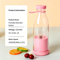 Robot culinaire électrique portable pour bébé, 6 lames, rechargeable, anti-fuite, nettoyage en un clic, mini-mixeur au design coloré