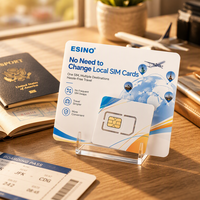 Carte SIM IoT mondiale ESINO, couverture dans 156 pays, forfait de données mensuelles de 30 Mo, connectivité d'entreprise stable et sécurisée
