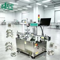 Machine de marquage laser à fibres à alimentation automatique, avec association et tri des données par vision CCD pour le métal