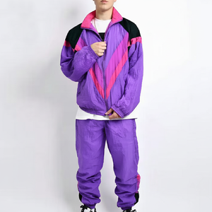 Vente en gros de vêtements de sport vierges de haute qualité coupe-vent personnalisé 100% coton survêtements ensembles de gymnastique hiver grande taille solide fermeture éclair hommes - Product Image 1