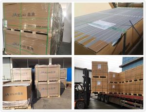 Panel solar de media celda de silicio monocristalino JA 700 - 715W de alta calidad, certificado TUV y equipado con vidrio frontal eléctrico - Product Image 6