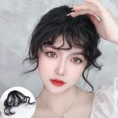 Perruque à franges tendance à haute température pour femmes avec frange transparente Couleur de cheveux ondulée quotidienne (WFGGNKD) - Product Image 1