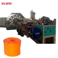 Machine de fabrication de tuyaux plats renforcés en TPU, NBR, PVC, PU, polyester, pour le lavage à contre-courant