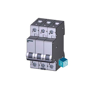 Interruptor de Riel DIN SENTRON Serie 5SL6, Modelo 5SL6220-7cc, 3P, 40A, Tipo C, MCB, Capacidad de Ruptura de 6kA, 400V - Product Image 6