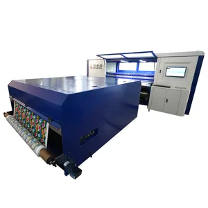 Roll to Roll 100% Cotton Fabric Direct Printing Machine Digital Industrial Textile Belt Printer