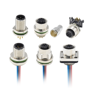 IP67 <strong>5</strong> Pin B Code Solder PCB Contact Male Female Protect Cover <strong>Socket</strong> Assembly Plug M12 Male <strong>Connector</strong> Waterproof Cable - Product Image 3