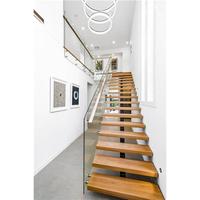 Faisceau en acier galvanisé personnalisé, escaliers droit pour la maison, modèle moderne, livraison gratuite