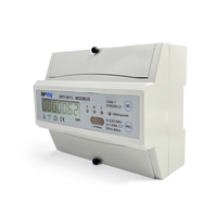 Medidor de Energía Eléctrico GSM, Medidor de Energía Digital Inalámbrico con Enchufe del Reino Unido para Energía Eléctrica