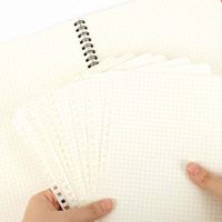 Carnet de notes de luxe A4/A5 en lin avec spirale pour étudiants, idéal pour la sublimation et les réunions