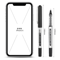 Stylo gel Deli S656 encre noire 0,5 mm pour le bureau et l'école