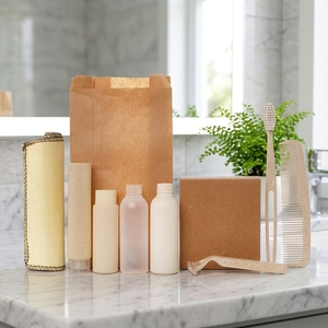 Kits de Amenidades Desechables Personalizados para Hostelería y Sets de Bienvenida para Huéspedes en Hoteles, Alquileres Vacacionales y Marcas Minoristas, Ensamblaje de Kits - Product Image 1