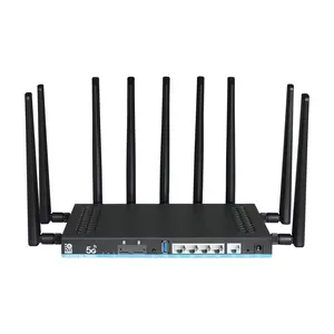 OpenWrt Router nirkabel, Hotspot ponsel 5G CPE WiFi6 Modem LTE 5G Wifi Router dengan slot kartu sim