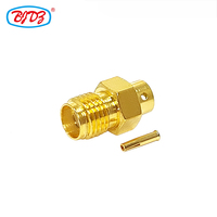 Prise femelle SMA d'alimentation d'usine pour connecteurs coaxiaux RF RG402 RG141 .141 en stock