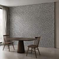 Panneau de revêtement mural incurvé en quartz souple, texture filigranée, ignifuge et étanche, pour salon, garantie 5 ans