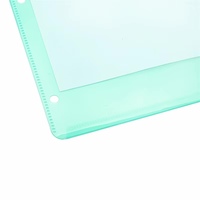Vente directe usine : Classeurs professionnels pour bureau et école, 8,5 x 11 pouces, transparents, avec pochettes de séparation en PP colorées