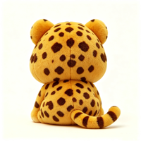 Peluche Léopard Personnalisée ODM/OEM, Jouet en Peluche Animal de Dessin Animé Mignon, Peluches Léopard Douces Personnalisées, Cadeau Promotionnel