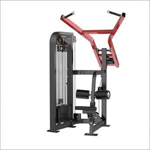 Máquina de entrenamiento comercial para gimnasio, con placa de acero ajustable, <span class=keywords><strong>brazos</strong></span> fijos para pull-down, para pecho y espalda, con pin de seguridad y selección de carga. - Product Image 5