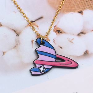 Collar con Colgante de Mejores Amigos, 2 Piezas, Collares de Rompecabezas de Planetas Esmaltados para Mujeres y Hombres, Joyería de Amistad para Parejas, Collares - Product Image 5