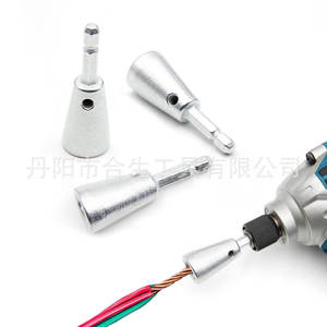 Mr Drill <b>Wire</b> <b>Stripper</b> Carbon Steel Bright Finish For Electric Drill Cutting Stripping Unshielded Ribbon Telephone Cables - Product Image 2