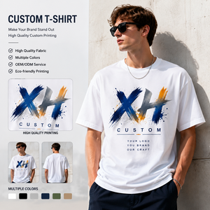Custom Men's T-Shirt 100% Cotton Short Sleeve O-<b>Neck</b> Digital Direct Print Jersey Fabric Regular Fit Casual Eco-Friendly Design - Product Image 1