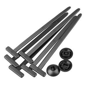 Attaches de câbles Chcc avec boucles et broches en nylon universelles pour garnitures de sol de voiture, garde-boue et fixations de coffre - Product Image 1