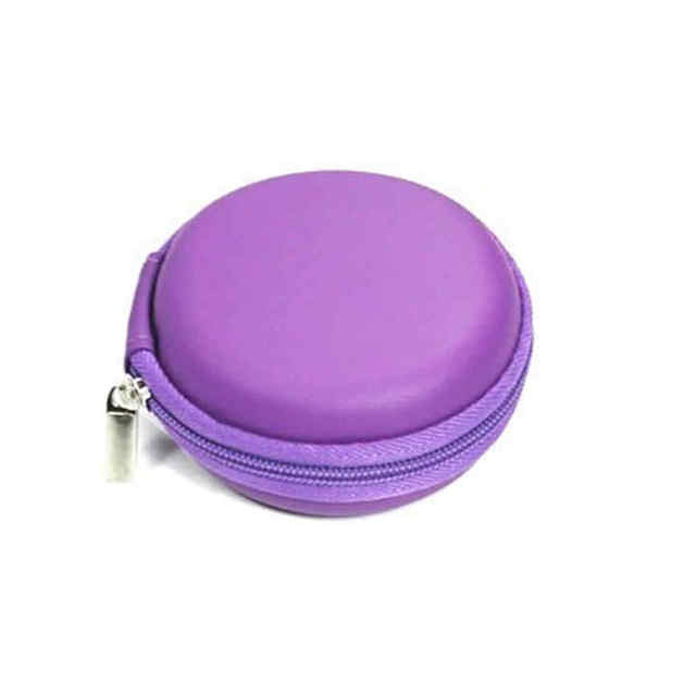 OEM & ODM Factory Supply Portable EVA Zipper Earphone Case Various Colors Classic Style Carrying Case with Earphone Accessories