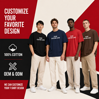 T-shirt en coton pour homme, grande taille, streetwear, décontracté, respirant, confortable, été, impression personnalisée, 300 g/m², 240 g/m², marque privée