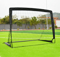 But de football portable pliable pour l'entraînement en plein air, filet de football pour enfants et adultes