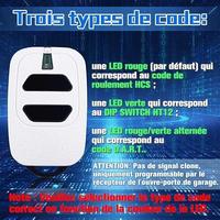 Télécommande DEA GTI2 GTI4 433,92 MHz à code roulant pour ouvre-porte de garage DEA GT2 GT4 TR2 TR4 TR2N TR4N GTI2N GTI4N GTI2M GTI4M