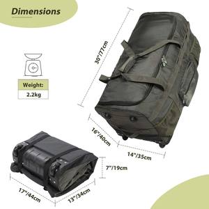 Free sample Customize Travel Trolley <b>Duffle</b> <b>Bag</b> Voyage Duffel <b>Wheeled</b> Hockey <b>Bag</b> extra Large Trolley Ice Hockey Travel <b>Bag</b> - Product Image 4