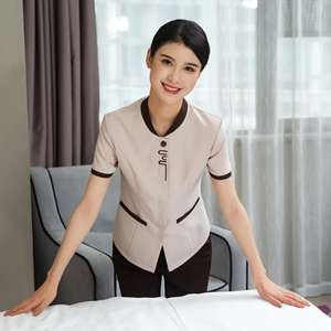 Campioni di Polo Uniformi per la Pulizia Domestica, Camicie da Lavoro per Cameriere di Fast Food, Camicie da Lavoro per la Pulizia Alberghiera da Donna - Product Image 6