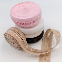 Sous-vêtements décoratifs en nylon, bande élastique colorée en spandex, ceinture creuse extensible pour vêtements diy