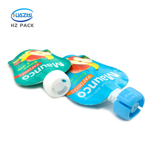 Phim Hoạt Hình Hình 100Ml/150Ml Spout Pouch Tái Sử Dụng Không-Độc Hại Doypack Túi Cho 6M + Trẻ Sơ Sinh Cho Bé Trái Cây Puree - Product Image 2