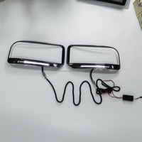 Cubierta de Faros Antiniebla Estilo B W463a W464 W465, Cubierta de Fibra de Carbono Seca para Mercedes Benz Clase G G900, Marco de Faros Antiniebla