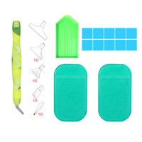 Usine En Gros Multicolore Art Diamants Outils Nail Point Perceuse Stylo Plateau Cire Accessoire pour Diamant Peinture