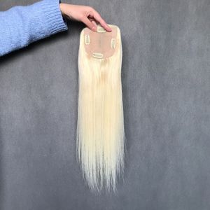 Postizo <span class=keywords><strong>de</strong></span> Cabello Humano con Trama Cosida a Mano, Postizo para <span class=keywords><strong>Mujer</strong></span> con Cabello Natural Realista que Agrega Volumen, con Clip, Puede Permanecer Rizado - Product Image 2