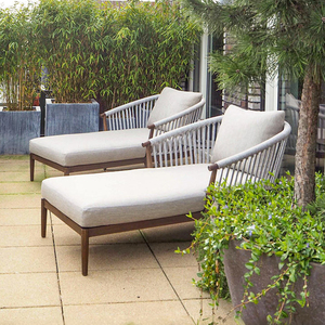 Silla <span class=keywords><strong>de</strong></span> <span class=keywords><strong>Playa</strong></span> <span class=keywords><strong>de</strong></span> Teca para Patio Exterior, Sillas <span class=keywords><strong>de</strong></span> <span class=keywords><strong>Playa</strong></span> para Sala <span class=keywords><strong>de</strong></span> Estar, Tumbonas <span class=keywords><strong>de</strong></span> Jardín, Silla <span class=keywords><strong>de</strong></span> Teca con Cuerda Tejida para Piscina - Product Image 2