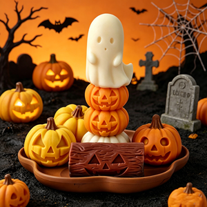 Molde de Silicona 3D de Calabaza, Diablo y Fantasma para Halloween, para Hacer Velas y Decoración de Fiestas en Casa - Product Image 4