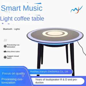 Table basse intelligente 2025 de luxe <span class=keywords><strong>moderne</strong></span> pour salon avec réfrigérateur tactile, chargeur sans fil et haut-parleur USB - Product Image 5