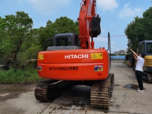 Excavadora Hitachi ZX 120, excavadora de cadenas, diésel, equipo de construcción para movimiento de tierras, excavadora para manejo de materiales - Product Image 3
