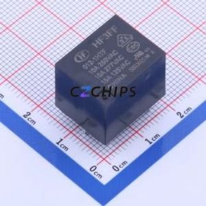 HF3FF/012-1HTF Power Relay Through hole,15.2x19mm Relay 12V 1 Normally Open: 1A (SPST-Normally Open)::: 4 10A-28VDC/10A-277VAC - Product Image 1